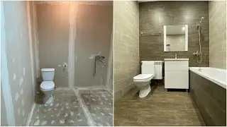 Обзор готового санузла в частном доме по ул.Юности