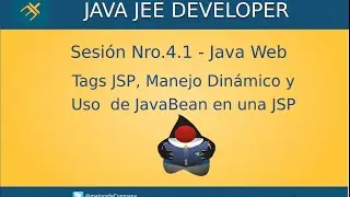 Curso de Java Web - Sesión Nro.4.1 -  Tags JSP, Uso de JavaBean en JSP