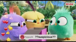 little hatchlings found something fisshy on their first live stream.