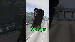😱😱 Bugatti Centodieci Vs Pothole 😱😱BeamNg Drive #beamngdrive #shorts
