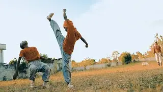 Kung Fu Action Scene