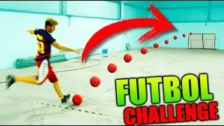 Soccer Challenge at the Industrial Warehouse! Crossbar Challenge with Friends! Makiman