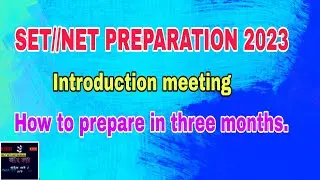 NET //SET PREPARATION CLASS ।। INTRODUCTION CLASS ।।2023 ।। how to cracked JRF/NET/SET 2023।apply