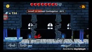 Swordigo frozen temple getting key 🔐 level complete.