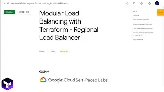 Qwiklabs | Modular Load Balancing with Terraform - Regional Load Balancer [GSP191]