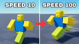 How to Change Walkspeed in Roblox Studio