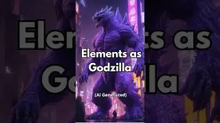 Ai draws Elements as Godzilla #ai #aigenerated #godzilla #kaiju #aiartcommunity