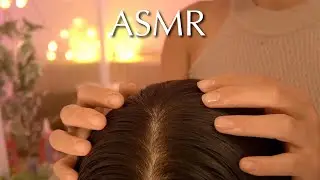 [ASMR] Relaxing Hair Pulling, Hair Stroking, Scalp Scratching  | No Talking