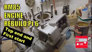 Suzuki Rm85 Engine Rebuild 6 - Top end assembly