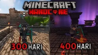 400 Hari di minecraft hardcore medieval war ( kings and dragon )