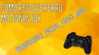 Remover erro controle PS3 no Motion In Joy