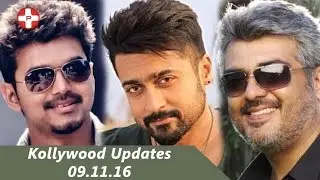 Kollywood Roundup Today (9.11.16) - Ajith, Vijay, Suriya, Hansika, Selvaraghavan, #Vijay62