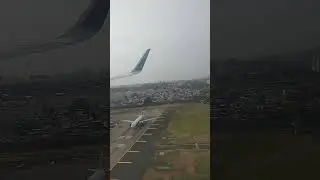 Mumbai airport landing | Terminal 2 | City view #shorts