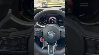 Race mode revs in the 2024 Stelvio QV 🦾🍀 
