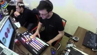 NewTek Tricaster 460 Live Streaming Conference Time Lapse