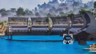 We Built an Ocean Themed Jurassic Park in ARK: Survival Ascended!