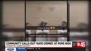 Cobb County community calls out 'hate crimes' at local high school