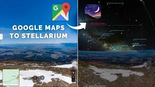 Bring GOOGLE MAPS Street View spherical images into STELLARIUM to perfectly plan your astro photos