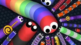 Slither.io 1 PRO SNAKE VS 996 SNAKES | Epic Slitherio Gameplay