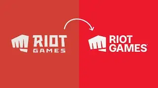 El nuevo logo de RIOT GAMES, la tipografía al carajo.