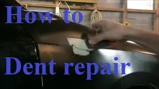 How to Fix a Small Dent Start to Finnish