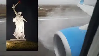DP69696 авиакомпания Победа первая посадка в Волгограде 01.01.2023