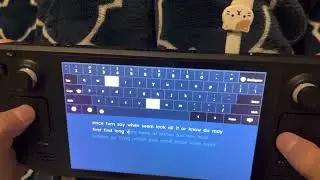 [Monkeytype] Steam Deck Typing 37wpm