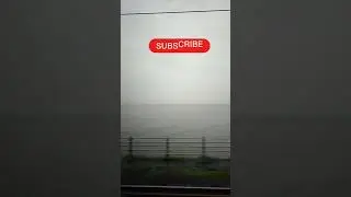 𝗦𝗟𝗢𝗪 𝗠𝗢𝗧𝗜𝗢𝗡 𝗧𝗥𝗔𝗜𝗡 𝗩𝗜𝗗𝗘𝗢 𝗦𝗘𝗔 𝗩𝗜𝗘𝗪 🎬📱🎬📱🎬🎬  #youtubeshorts #videos  #navimumbai #views #seaviews