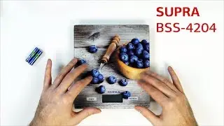 Электронные кухонные весы SUPRA BSS-4204