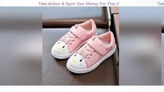 Slide Kids PU Leather Casual Shoes 2020 New Spring Girls Cartoon Bow Princess Shoes Student Daily S