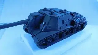 ИСУ-152 ИЗ ПЛАСТИЛИНА имитация БАБАХА боеукладки ПТСАУ