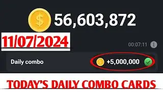 HAMSTER KOMBAT DAILY COMBO CARDS FOR TODAY 11/07/2024