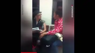 Funny British Argument at bus
