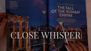 ASMR Whispered Reading for Sleep 🌙 Nat Geo History 💤 Close Whispering