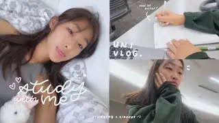 📝 study vlog: busy uni life, study with me, lots of note taking, & working⋆₊˚⊹