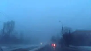14.01.2016 Луганск, 8 утра.Туман