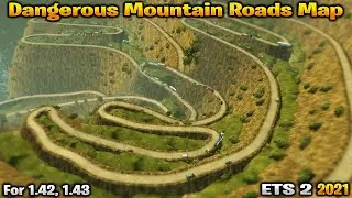 Dangerous, Hilly, & Amazing Roads Map Mods for 1.42 & 1.43 | ETS 2 Mods