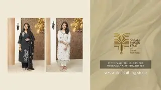 Cotton Slitted Co-Ord set | Muslin Silk Slitted Kurti Set