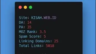 Check authority domain menggunakan WhatsApp