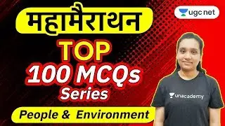 Mahamarathon UGC NET | People, Development & Environment | 100 Questions Series | Kritika Pareek
