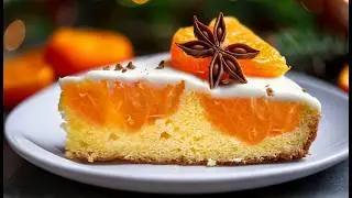 Oats and Mandarins! No Sugar, No Flour! Delicious Homemade Dessert!