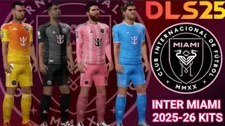 || DLS 25 || INTER MIAMI KITS 2025-26 SEASON