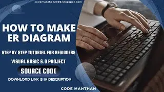 How to Make ER Diagram and Data Dictionary for Computer Based Project