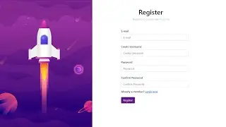 Register form In CSS | full source code on description | Part -2