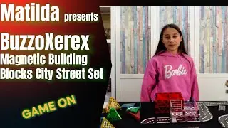 BuzzoXerex Magnetic Building Blocks City Street Set