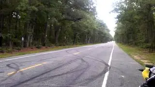 205mph street bike fly by on suzuki hayabusa with lots of nitrous