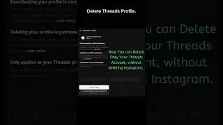 Delete Threads Account | Tech News | Threads New Update 