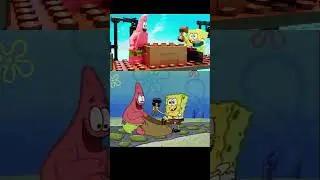 SpongeBob - Peggy & Blindbeard but in LEGO (Side by Side) #lego #spongebob #funny