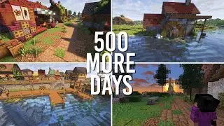 I Survived 500 MORE days in My FOREVER Minecraft World! (Full Movie)