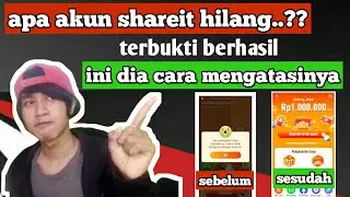 cara mengembalikan akun shareit yang hilang langsung normal kembali